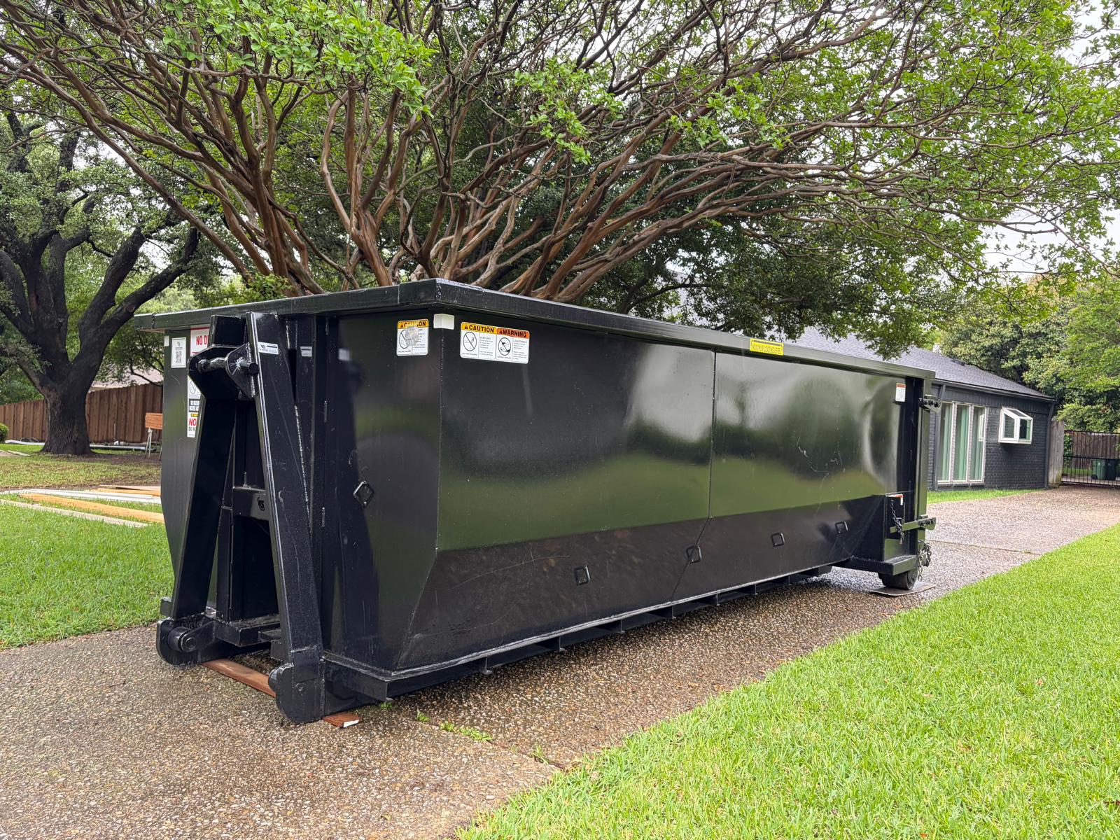 Roll-off dumpster rental delivery in Mansfield, TX
