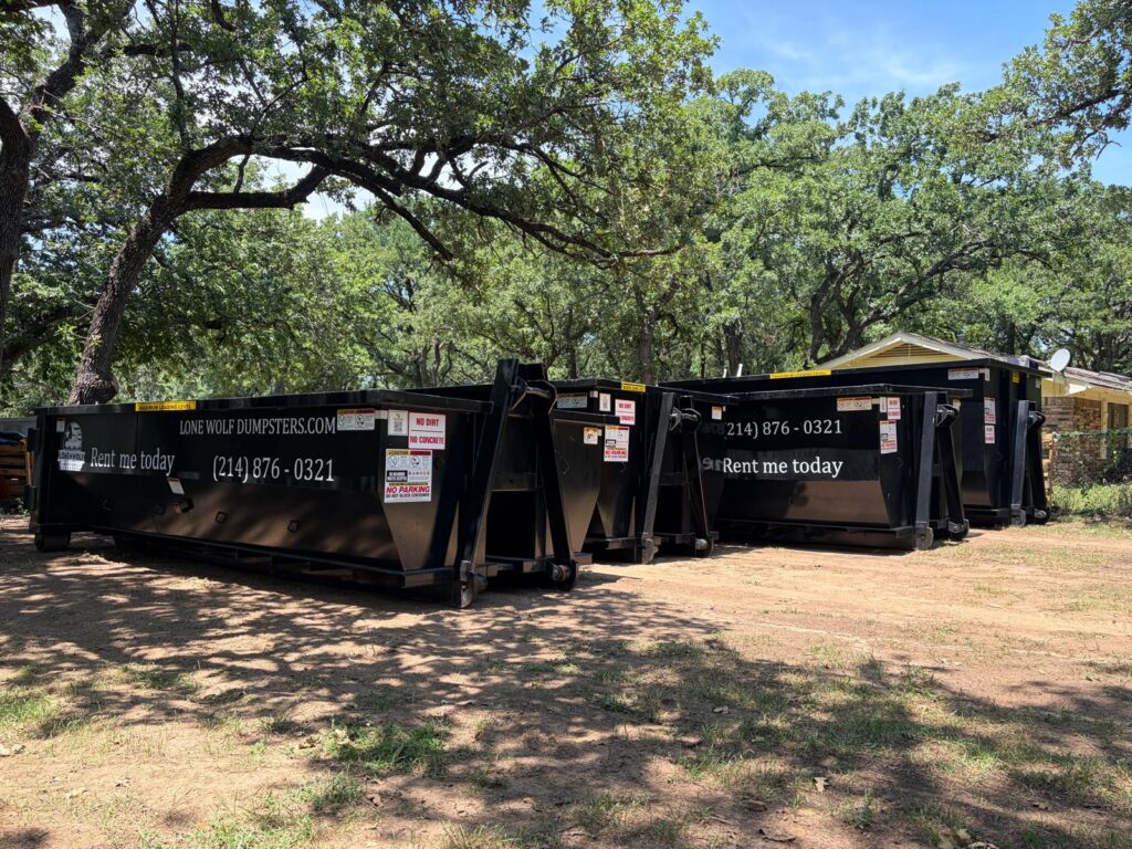 Dumpster Rental for Moving & Home Cleanouts